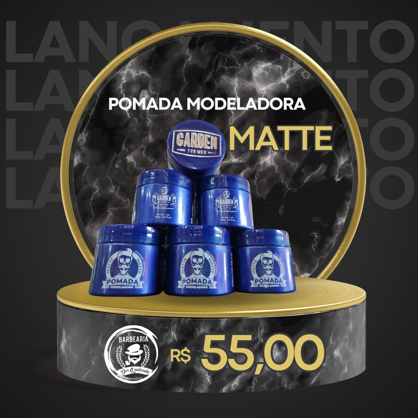 Pomada Modeladora Matte - Garden 