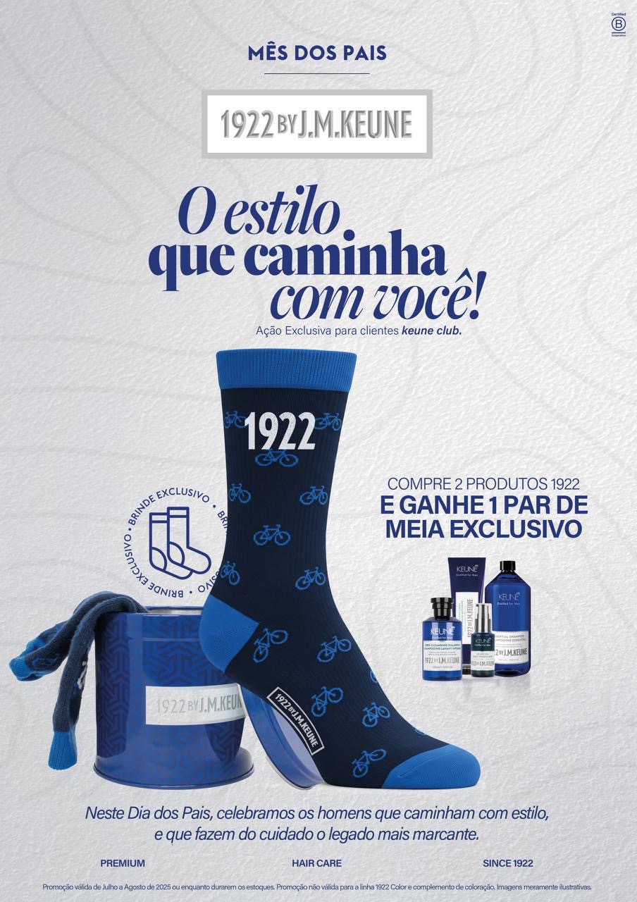 COMPRE E GANHE MEIA LATA 1922 NACOMPRA DE 2 PRODUTOS KEUNE 1922