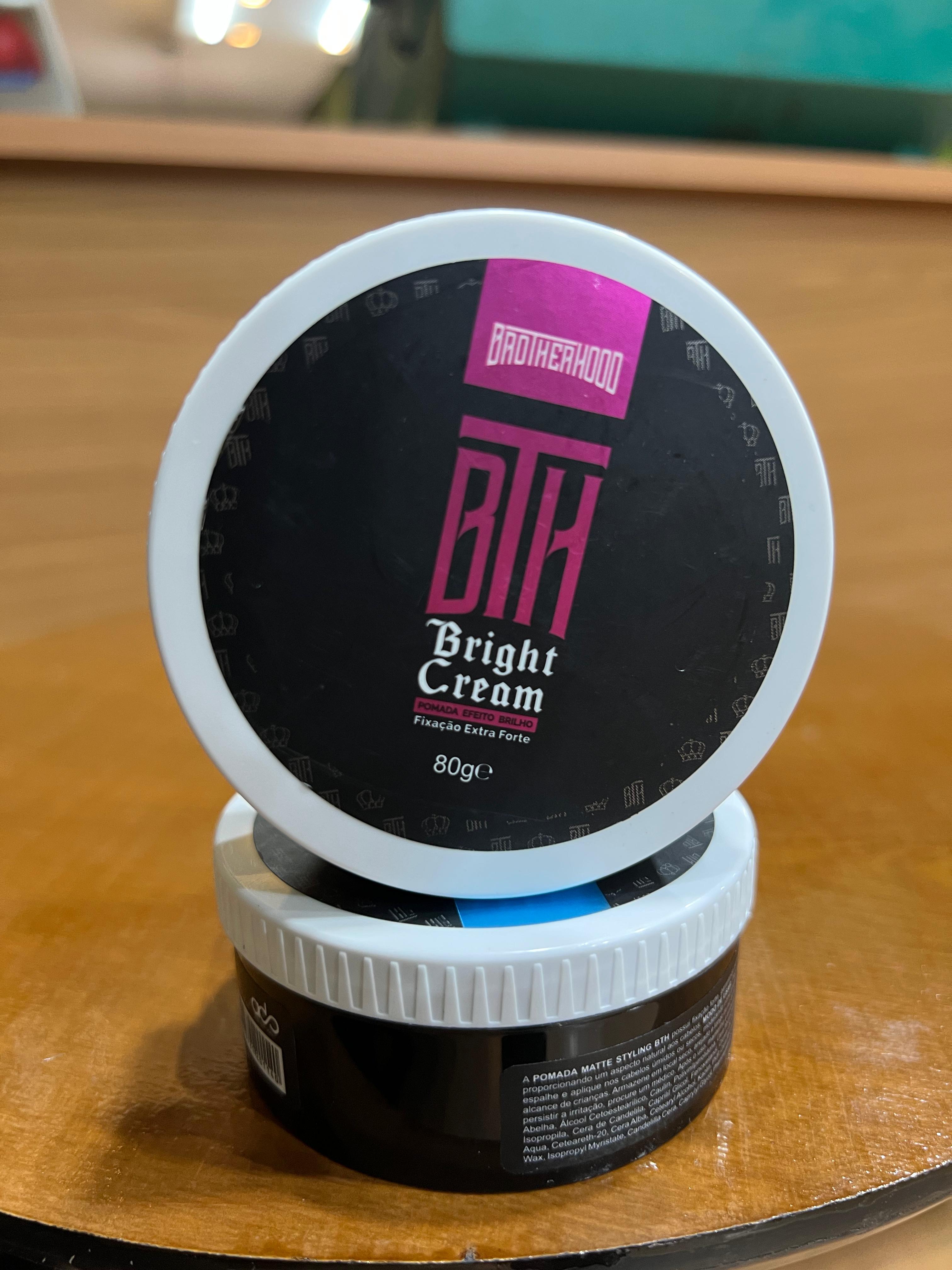 BTH Bright Cream 80g - efeito brilho - rosa