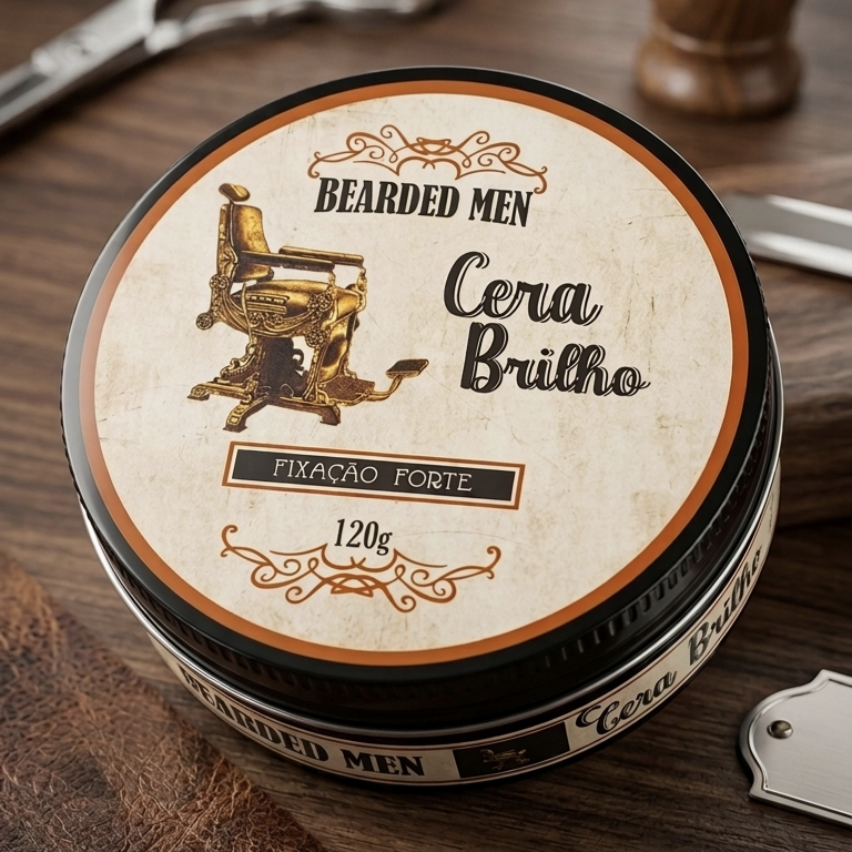 Pomada Bearded Men Brilho  120 g