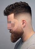 Corte Tesoura +Barba Hidratada 