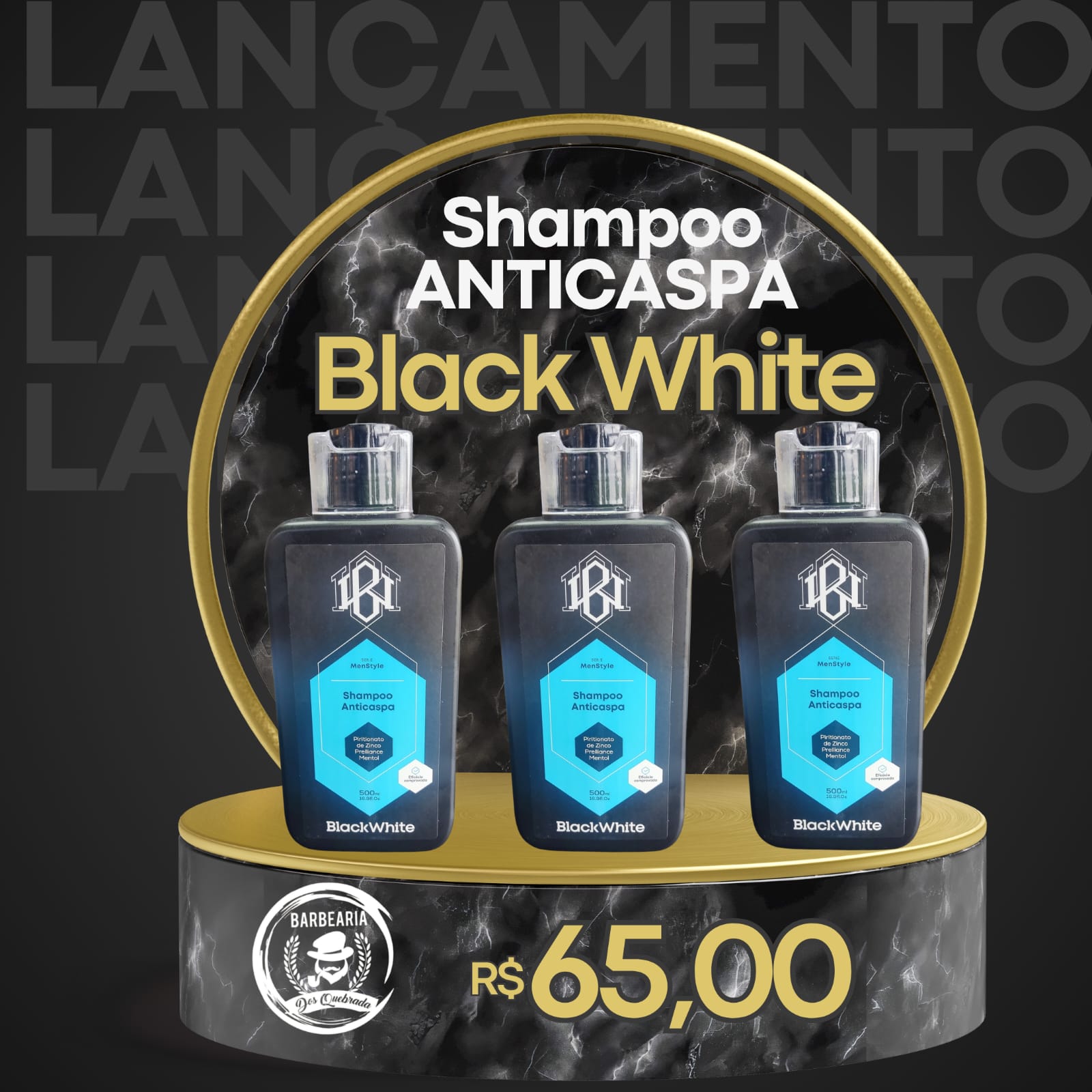 Shampoo Anticaspa - Black White