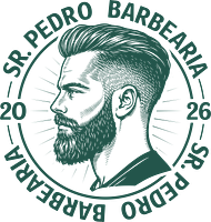 Sr. Pedro Barbearia - Rio de Janeiro - Logo