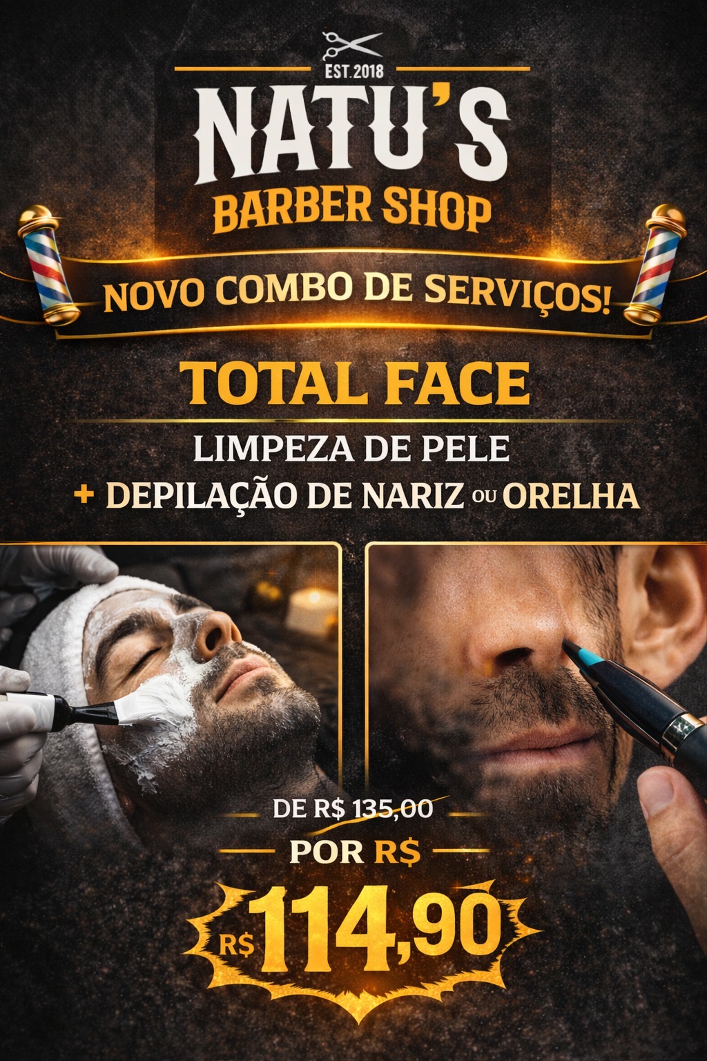 Depilação + Total Face