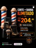 Combo(corte + barba ) todos os dias