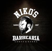 Nikos Barbearia  - Alvorada - Logo