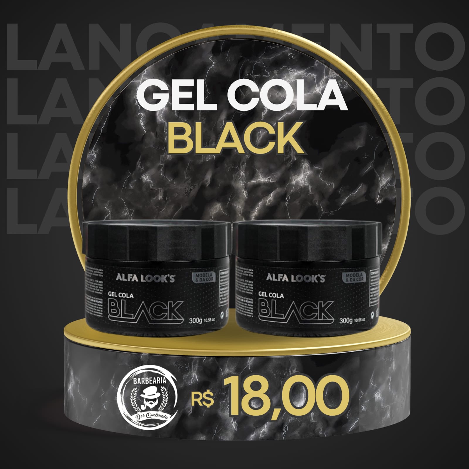 Gel Cola Black - Alfa Looks 