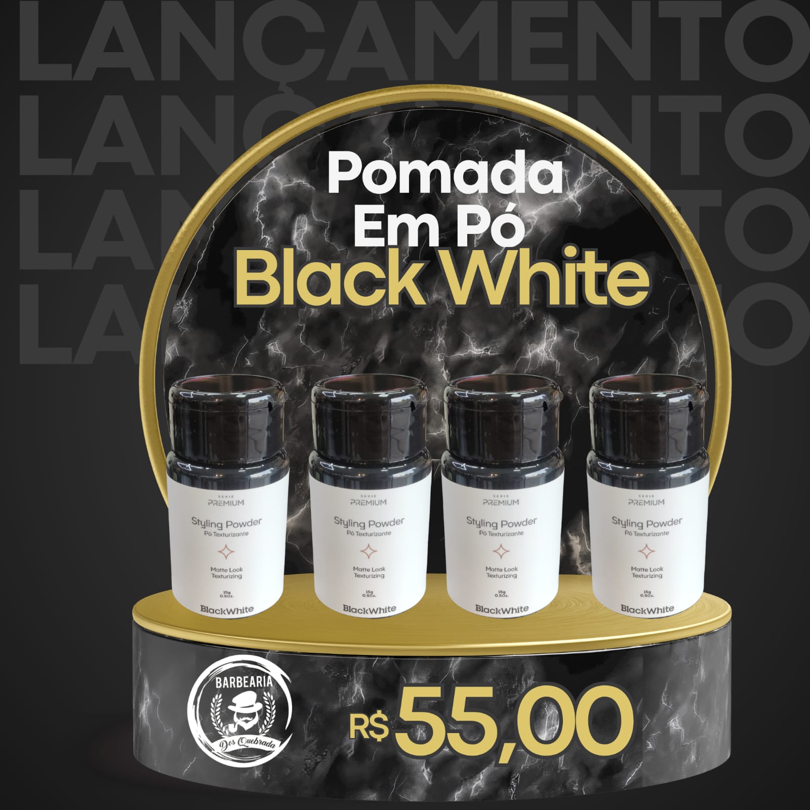 Pomada em Pó - Black White