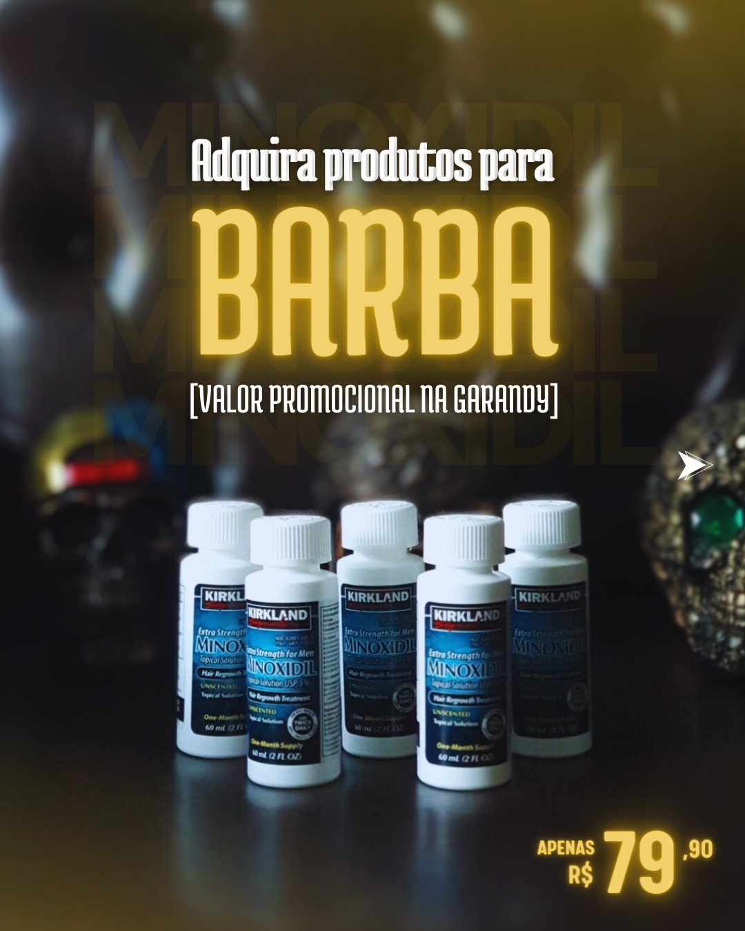 Minoxidil para barba