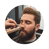 Cabelo + Barba Express + Sobrancelha + Depilação Nariz e Ouvido (Cera)