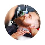 Cabelo + Barba Toalha Quente + Sobrancelha