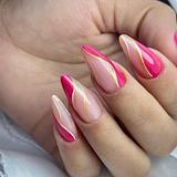 Banho em gel+esmaltação em gel 