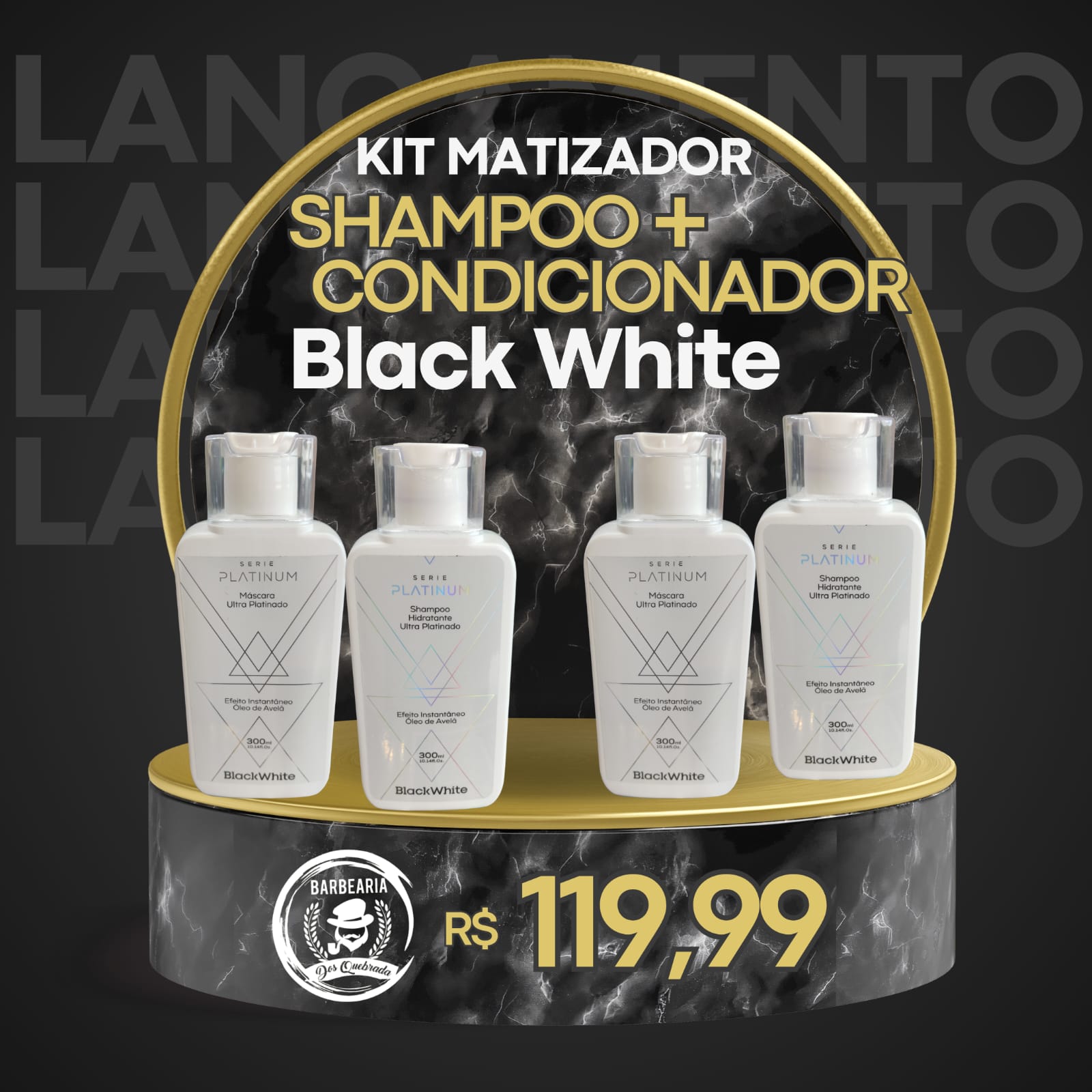 Kit Matizador Premium - Black White