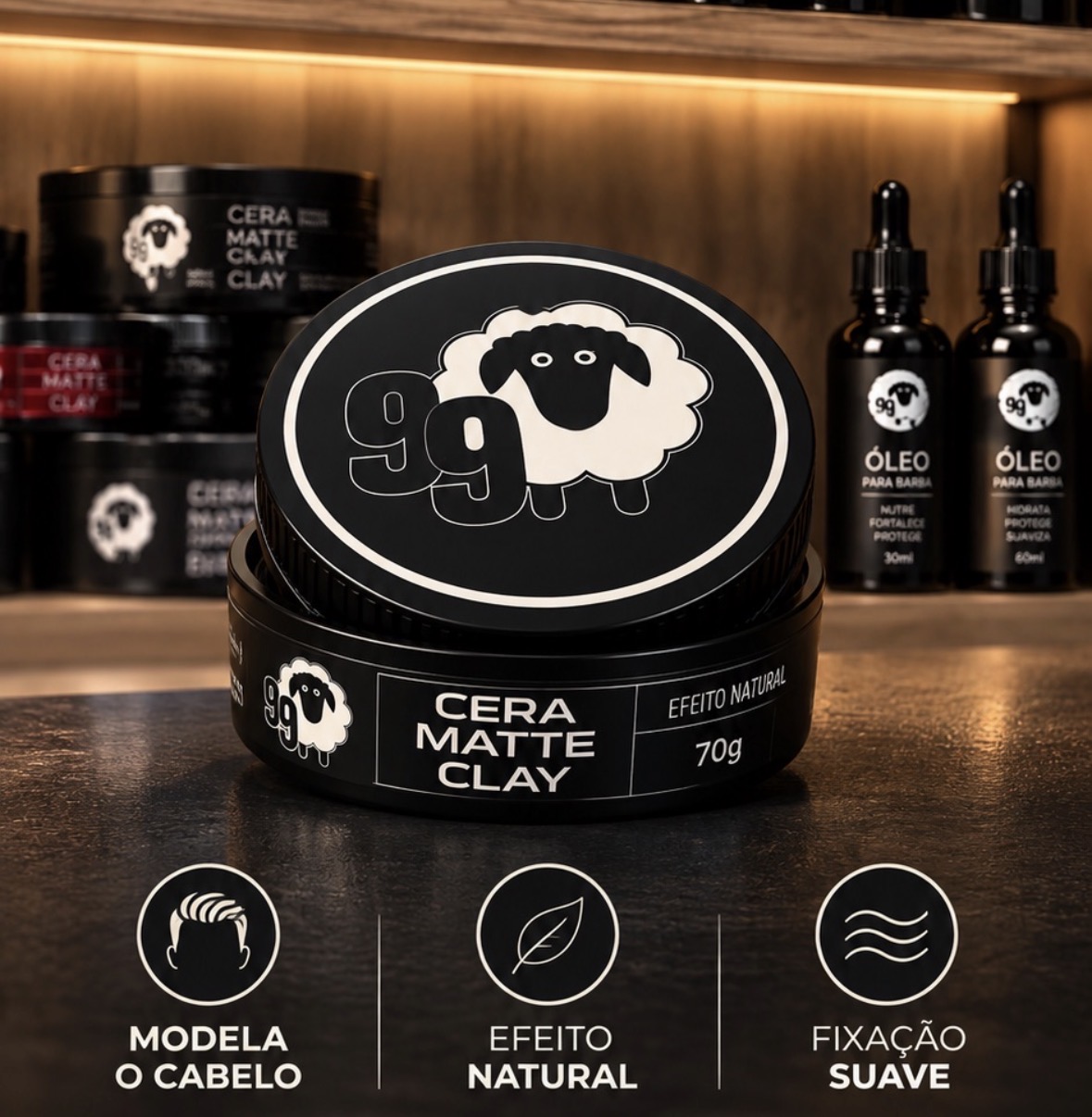 99 Sheep Cabelo Matte Clay
