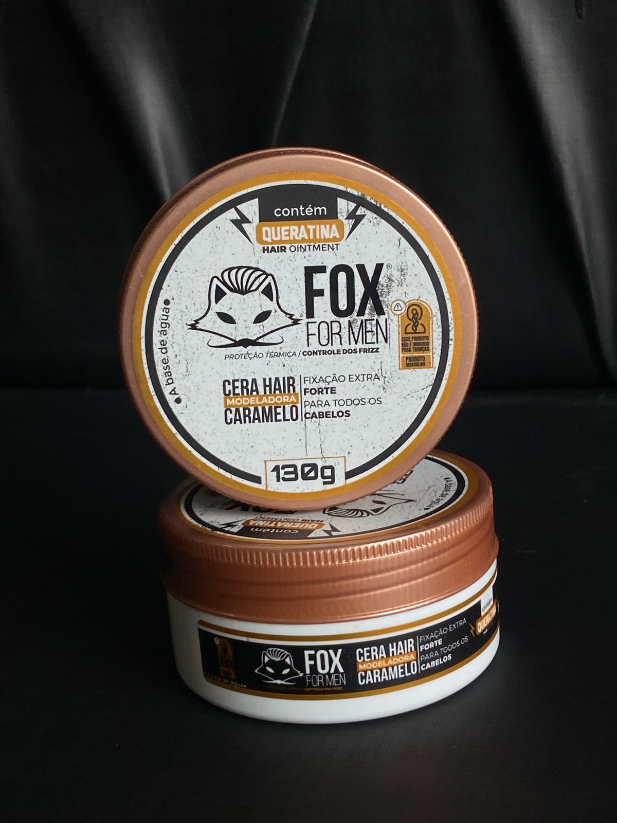 Pomada fox caramelo 130g