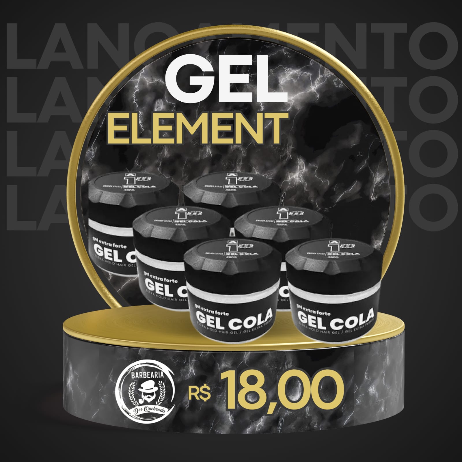Gel Cola - Alfa Looks  (transparente)