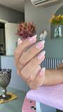 Manutenção de alongamento + Manicure tradicional 