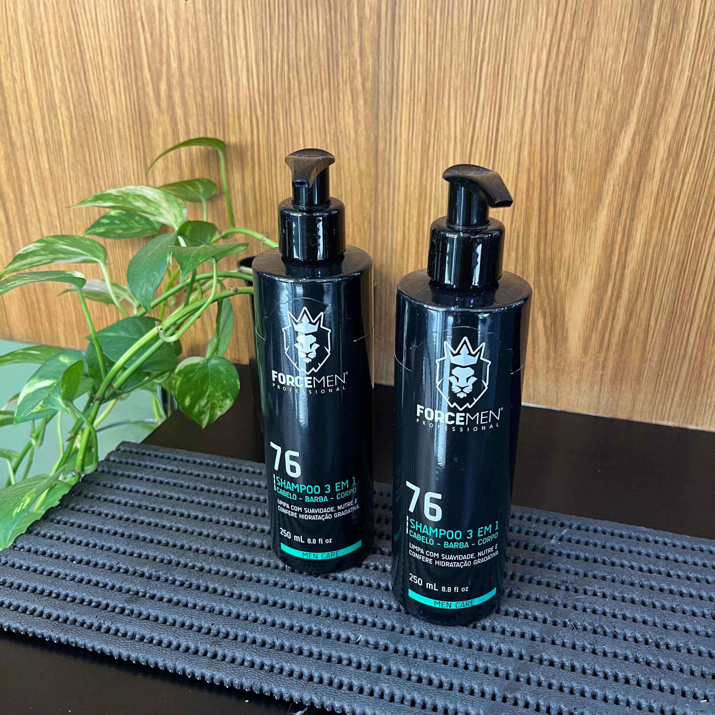 Shampoo 3 em 1 Force Man