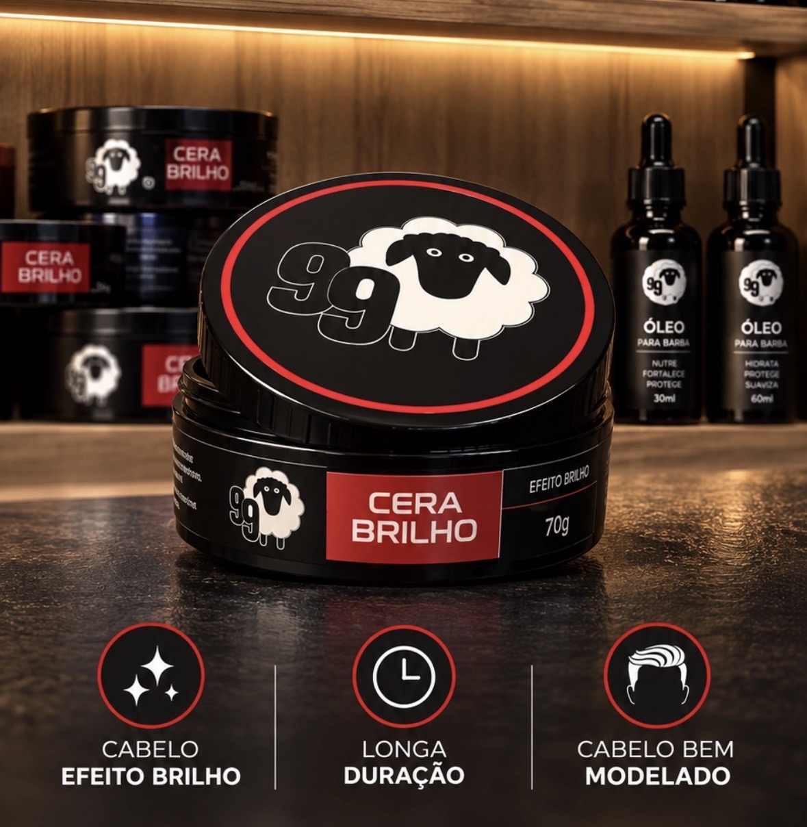 99 Sheep Cabelo Brilho